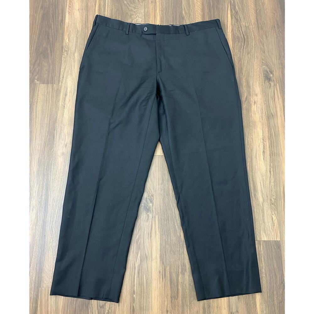 Men Santorelli Platinum Loro Piana Zelander New Zealand wool dress pants 40x29